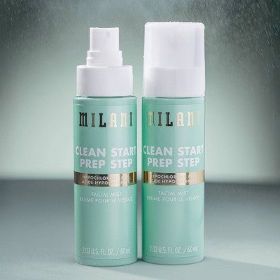 Milani Clean Start Prep Step Hypochlorous Acid Facial Mist 2.03 fl oz - New