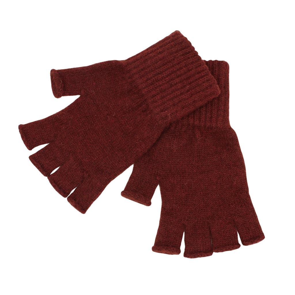 Alpaca Fingerless Gloves – Warm, Touchscreen-Friendly, USA-Made