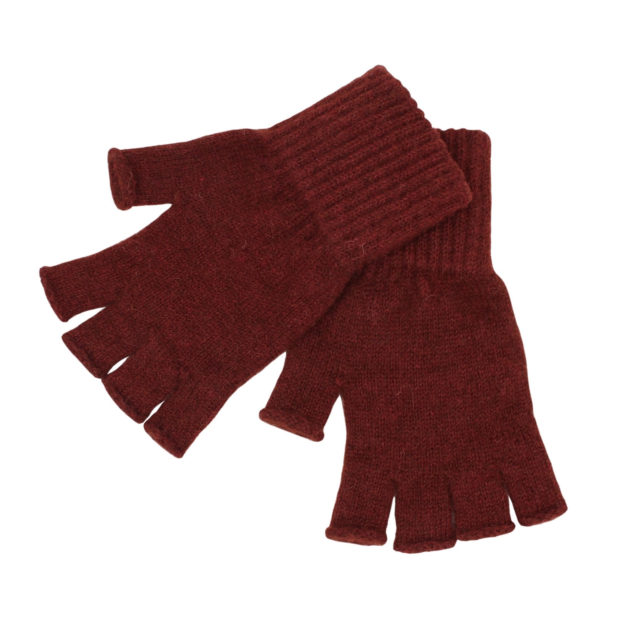 Alpaca Fingerless Gloves – Warm, Touchscreen-Friendly, USA-Made