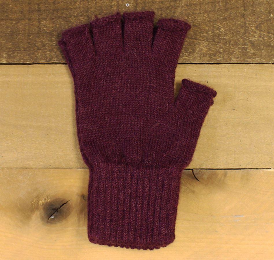 Alpaca Fingerless Gloves – Warm, Touchscreen-Friendly, USA-Made