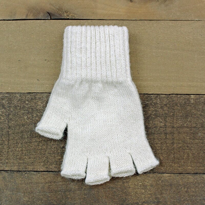 Alpaca Fingerless Gloves – Warm, Touchscreen-Friendly, USA-Made