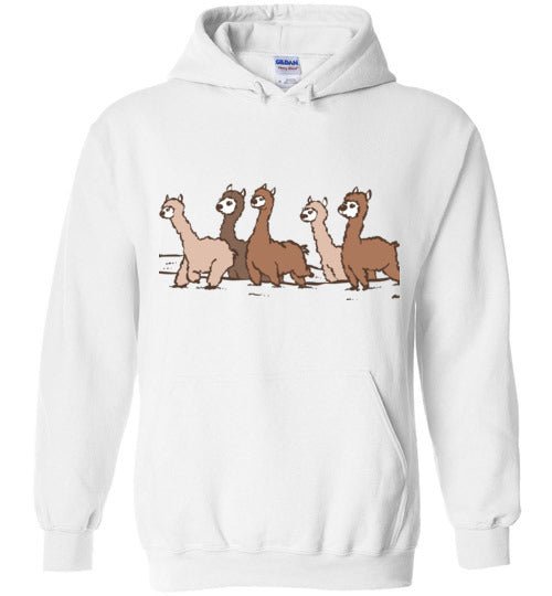 Curious Alpacas Hoodie – Funny Alpaca Gift Sweatshirt for Animal Lovers