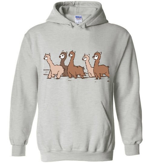 Curious Alpacas Hoodie – Funny Alpaca Gift Sweatshirt for Animal Lovers
