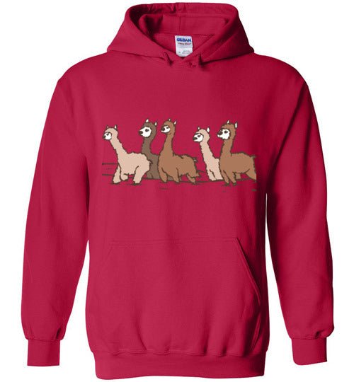 Curious Alpacas Hoodie – Funny Alpaca Gift Sweatshirt for Animal Lovers