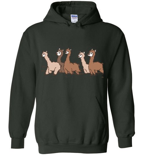 Curious Alpacas Hoodie – Funny Alpaca Gift Sweatshirt for Animal Lovers