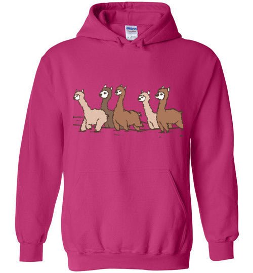 Curious Alpacas Hoodie – Funny Alpaca Gift Sweatshirt for Animal Lovers