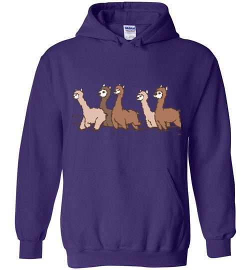 Curious Alpacas Hoodie – Funny Alpaca Gift Sweatshirt for Animal Lovers