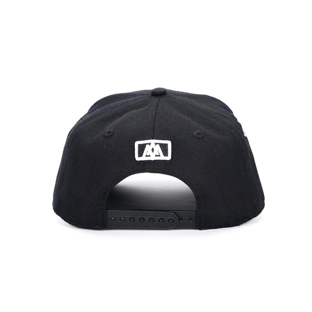 ‘7’ Wool-Blend Snapback — Black/White, 7 Collection