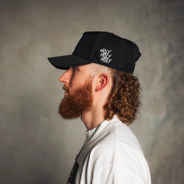 ‘7’ Wool-Blend Snapback — Black/White, 7 Collection