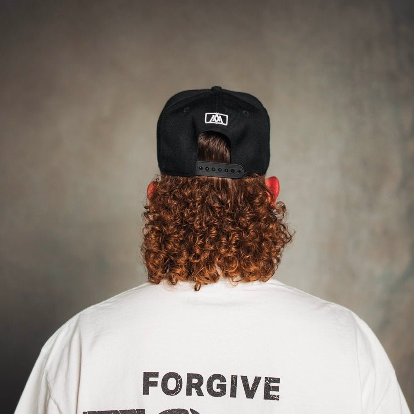 ‘7’ Wool-Blend Snapback — Black/White, 7 Collection